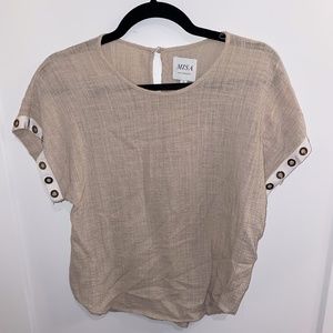Misa Tan Blouse